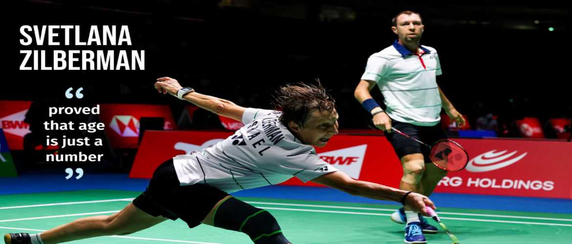 64-year-old shuttler creates history at the world Badminton championship.