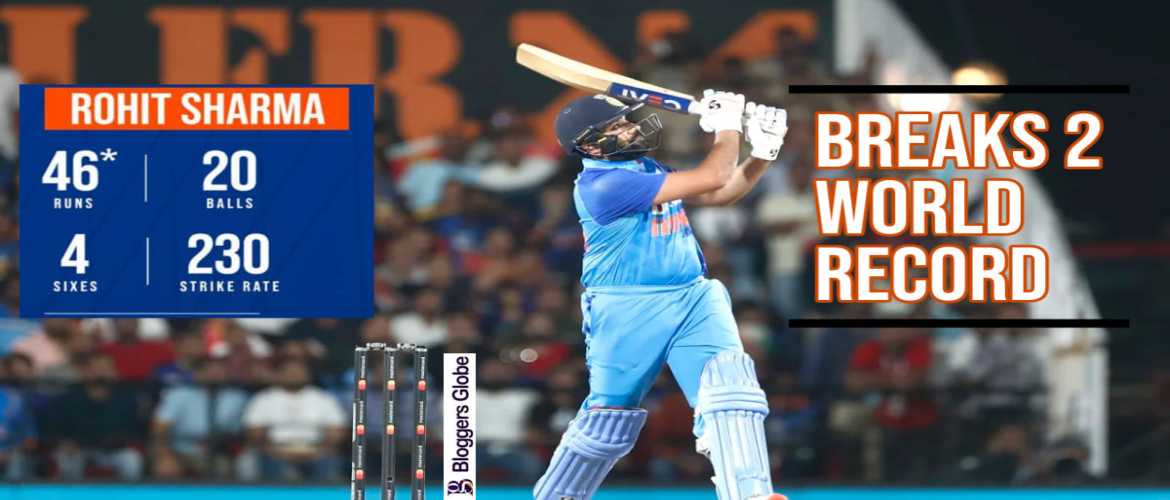 Rohit Sharma breaks the world record of slamming most T20 sixes, India beat Australia