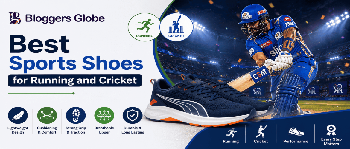Best Sports Shoes for Running and Cricket