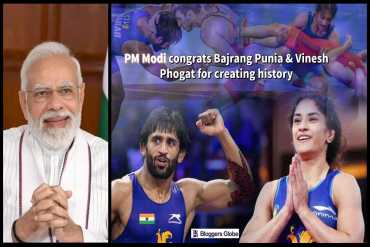 PM Modi praises Vinesh Phogat & Bajrang Punia for bronze medal finishes at the world wrestling championship