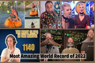 Guinness World Records 2022: Pumpkin boats & queues of beards | strange world records of the year 2022