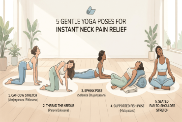 5 Gentle Yoga Poses for Instant Neck Pain Relief