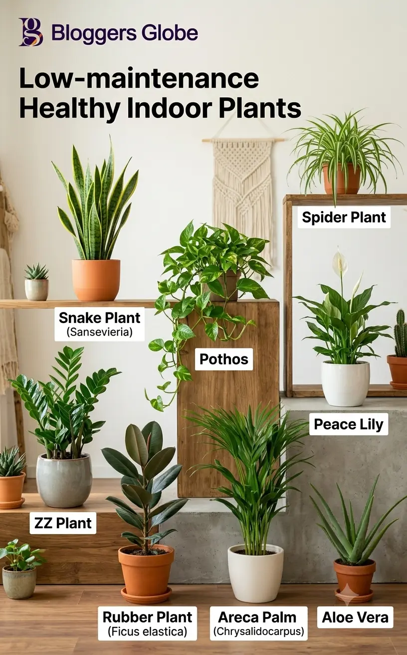 Best Indoor Low-maintenance Plants for a Healthy Home